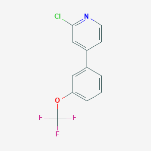2-Chloro-4-(3-(trifluoromethoxy)phenyl)pyridine