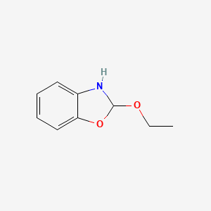 molecular formula C9H11NO2 B13805566 2-Ethoxy-2,3-dihydro-1,3-benzoxazole CAS No. 503564-44-1