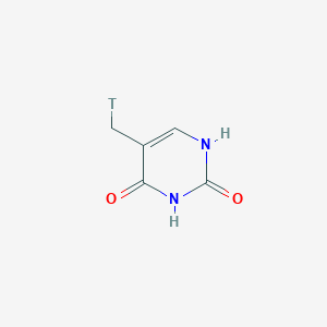 molecular formula C5H6N2O2 B13805599 Thymine,[methyl-3H] 