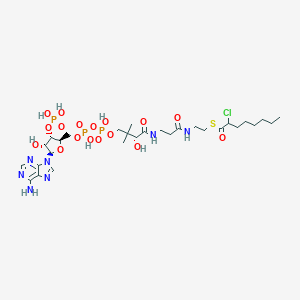 molecular formula C29H49ClN7O17P3S B138056 2-Chlorooctanoyl-CoA CAS No. 149542-21-2