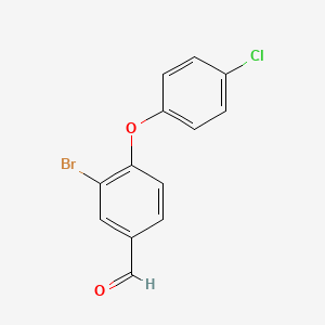 3-Bromo-4-(4-chlorophenoxy)benzaldehyde