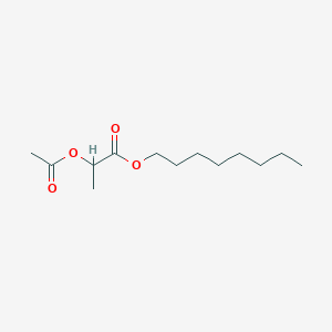 molecular formula C13H24O4 B13805643 Octyl 2-acetyloxypropanoate CAS No. 6283-90-5