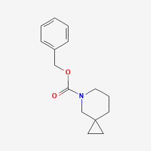 molecular formula C15H19NO2 B1380567 Benzyl 5-azaspiro[2.5]octane-5-carboxylate CAS No. 1454650-21-5