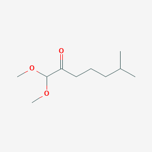 molecular formula C10H20O3 B13805670 2-Ketoisooctaldehyde dimethyl acetal 