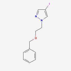 1H-Pyrazole, 4-iodo-1-[2-(phenylmethoxy)ethyl]-