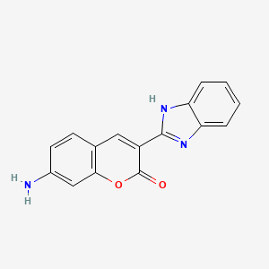 7-Amino-3-(1H-benzimidazol-2-yl)-2H-chromen-2-one