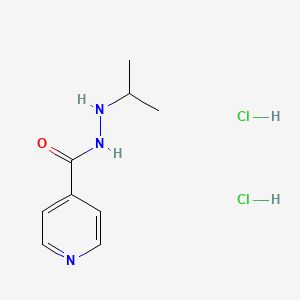 molecular formula C9H15Cl2N3O B13805785 Iproniazid dihydrochloride CAS No. 6011-62-7