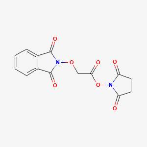 Acetic acid, 2-[(1,3-dihydro-1,3-dioxo-2H-isoindol-2-yl)oxy]-, 2,5-dioxo-1-pyrrolidinyl ester