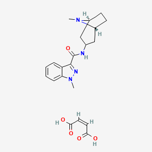 molecular formula C21H26N4O5 B13805840 LY-278,584 Potent 5-HT3 antagoni 