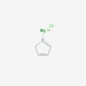 molecular formula C5H5ClMg B13805871 Magnesium;cyclopenta-1,3-diene;chloride 