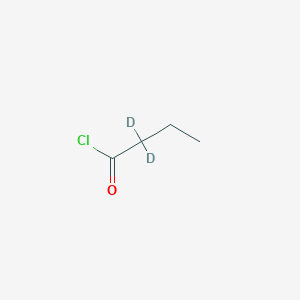 molecular formula C4H7ClO B1380589 Butyryl-2,2-D2 chloride CAS No. 90587-10-3