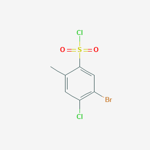 5-Bromo-4-chloro-2-methylbenzene-1-sulfonyl chloride