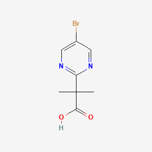 2-(5-Bromopyrimidin-2-yl)-2-methylpropanoic acid