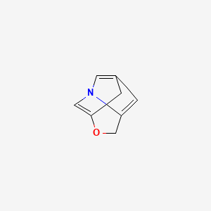 molecular formula C8H7NO B13806021 3,7-Methano-1H-pyrrolo[2,1-C][1,4]oxazine CAS No. 504411-02-3