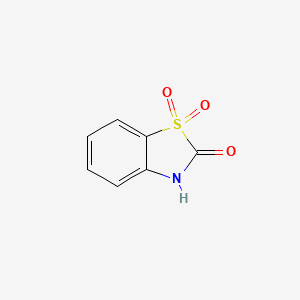 molecular formula C7H5NO3S B13806022 1,3-benzothiazol-2(3H)-one 1,1-dioxide 