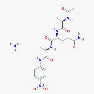 molecular formula C19H29N7O7 B1380604 AC-Ala-gln-ala-pna CAS No. 201677-60-3