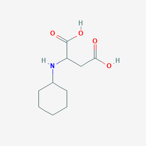 molecular formula C10H17NO4 B13806057 N-Cyclohexyl aspartic acid 