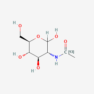 molecular formula C8H15NO6 B1380613 N-[1-13C]Acetyl-D-glucosamine CAS No. 478518-87-5