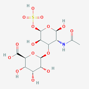 molecular formula C13H21NO15S B13806144 Chondroitin sulfates 