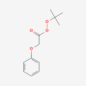 molecular formula C12H16O4 B13806249 tert-Butyl phenoxyperoxyacetate CAS No. 5789-77-5