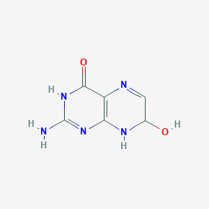 molecular formula C6H7N5O2 B13806254 2-Amino-7-hydroxy-7,8-dihydropteridin-4(1H)-one CAS No. 83972-85-4