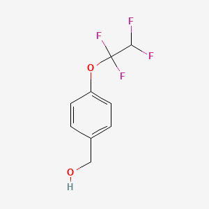 molecular formula C9H8F4O2 B1380626 (4-(1,1,2,2-Tetrafluoroethoxy)phenyl)methanol CAS No. 773868-39-6