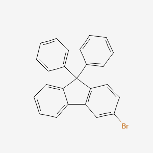 molecular formula C25H17B B1380627 3-Bromo-9,9-diphenyl-9H-fluorene CAS No. 1547491-70-2
