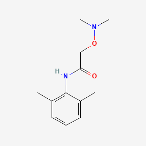 molecular formula C12H18N2O2 B13806310 2-[(Dimethylamino)oxy]-N-(2,6-dimethylphenyl)acetamide 