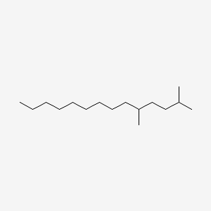 molecular formula C16H34 B13806317 2,5-Dimethyltetradecane CAS No. 56292-64-9