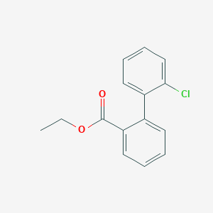 molecular formula C15H13ClO2 B13806344 Ethyl 2'-chloro-biphenyl-2-carboxylate CAS No. 773139-98-3