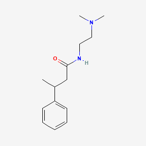 molecular formula C14H22N2O B13806357 N-(2-(Dimethylamino)ethyl)-3-phenylbutyramide CAS No. 63224-27-1