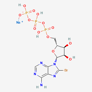 molecular formula C10H14BrN5NaO13P3 B1380637 8Br-ATP sodium salt CAS No. 81035-56-5