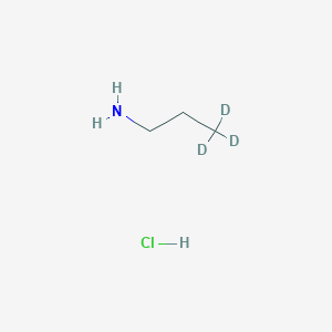 molecular formula C3H10ClN B1380643 N-Propyl-3,3,3-D3-amine hcl CAS No. 478702-86-2