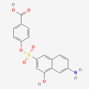 molecular formula C17H13NO6S B13806434 p-Carboxylphenyl-gamma-acid 