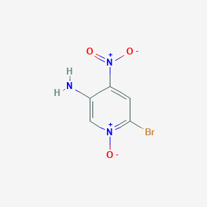 5-Amino-2-bromo-4-nitropyridin-1-ium-1-olate