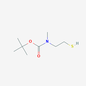 molecular formula C8H17NO2S B1380648 tert-butyl N-methyl-N-(2-sulfanylethyl)carbamate CAS No. 134464-53-2