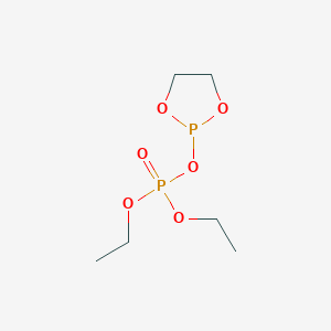 molecular formula C6H14O6P2 B13806483 Diethyl ethylene pyrophosphite 