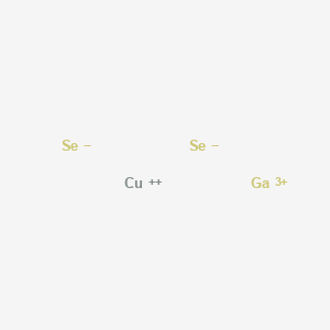 molecular formula CuGaSe2+ B13806503 Copper;gallium;selenium(2-) 