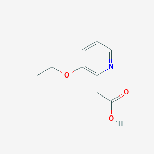 2-[3-(Propan-2-yloxy)pyridin-2-yl]acetic acid