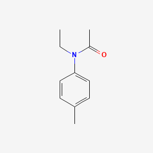 molecular formula C11H15NO B13806519 Acetamide,N-ethyl-N-(P-tolyl)- 