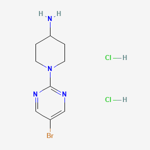 1-(5-Bromopyrimidin-2-yl)piperidin-4-amine dihydrochloride