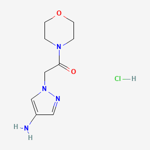 1-(2-Morpholin-4-yl-2-oxoethyl)-1H-pyrazol-4-amine hydrochloride
