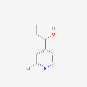 1-(2-Chloropyridin-4-yl)propan-1-ol