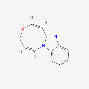 molecular formula C12H10N2O B13806577 4h-[1,5]Oxazocino[5,4-a]benzimidazole 