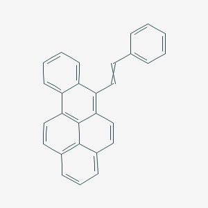 molecular formula C28H18 B13806586 6-Styrylbenzo[a]pyrene 
