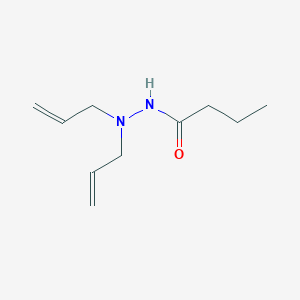 molecular formula C10H18N2O B13806621 N',N'-Diallylbutanehydrazide 