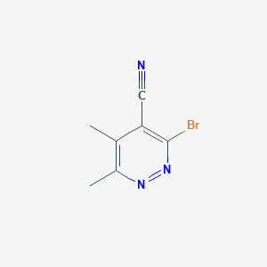 3-Bromo-5,6-dimethylpyridazine-4-carbonitrile