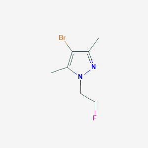 4-bromo-1-(2-fluoroethyl)-3,5-dimethyl-1H-pyrazole