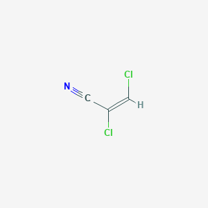 molecular formula C3HCl2N B13806689 alpha,beta-Dichloroacrylonitrile 