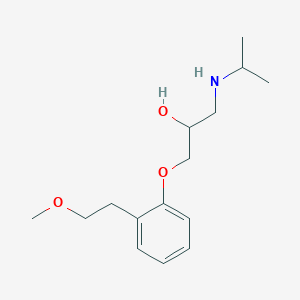 molecular formula C15H25NO3 B138067 1-(Isopropylamino)-3-(2-(2-methoxyethyl)phenoxy)propan-2-ol CAS No. 163685-38-9